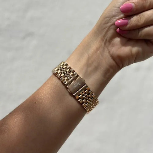 xoxo Wildhearts OnePlus Watch Steel Strap (Rose Gold)