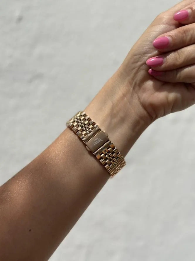 xoxo Wildhearts Amazfit GTS 3 Steel Strap (Rose Gold)