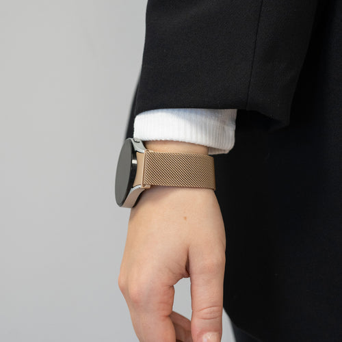 Bandz Samsung Galaxy Watch 5 Pro Milanese Loop Strap (Rose Gold)