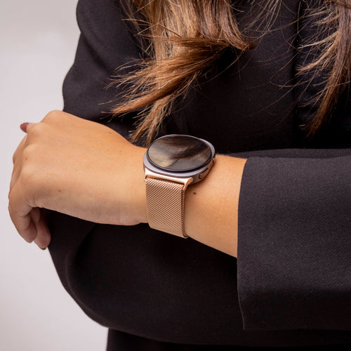 Samsung Galaxy Watch 8 - 44mm Milanese Strap (Rose Gold)