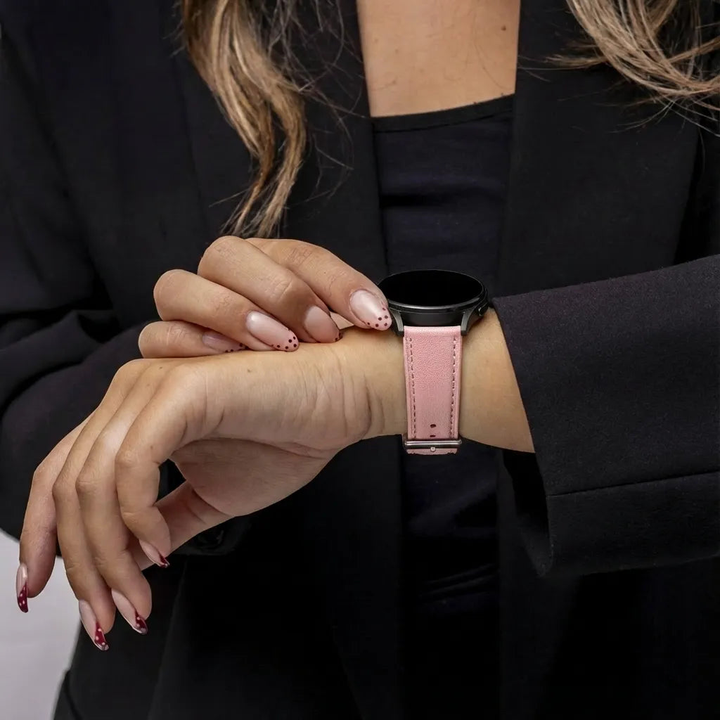 Oppo Watch S Modern Leather Strap (Pink)