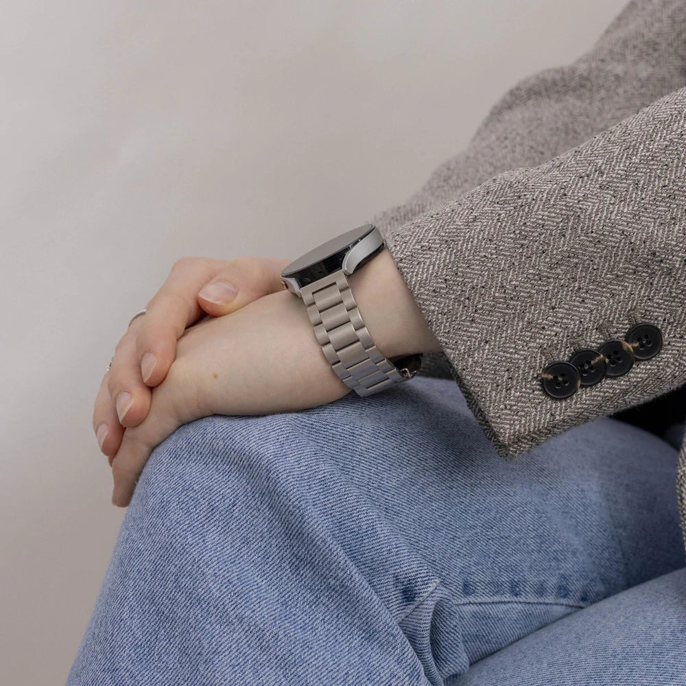 Amazfit Bip 3 (Pro) Steel Strap (Starlight)