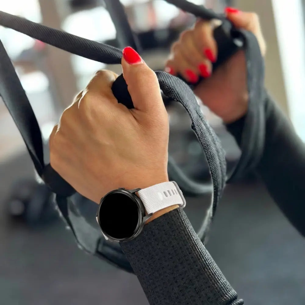 Bandz Garmin Vivoactive 4s Silicone Strap 'Deluxe' (White)
