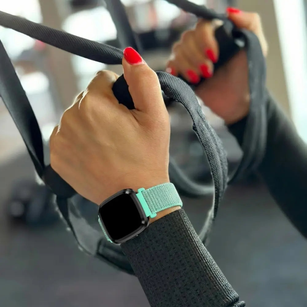 Fitbit Versa - Versa 2 Nylon Strap (Mint Green)