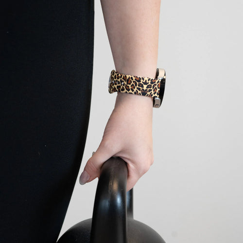 Bandz Oozoo Smartwatch 20mm Patterned Strap (Leopard)
