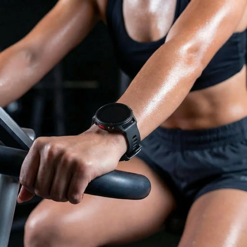 Silicone Strap, black, lifestyle photo