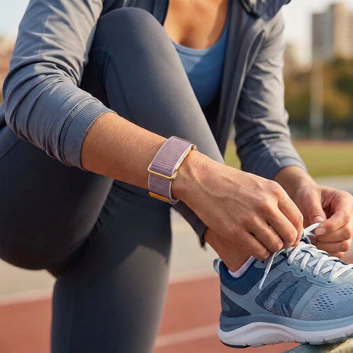 Fitbit Air Nylon Strap with Frame (Pink Sand)