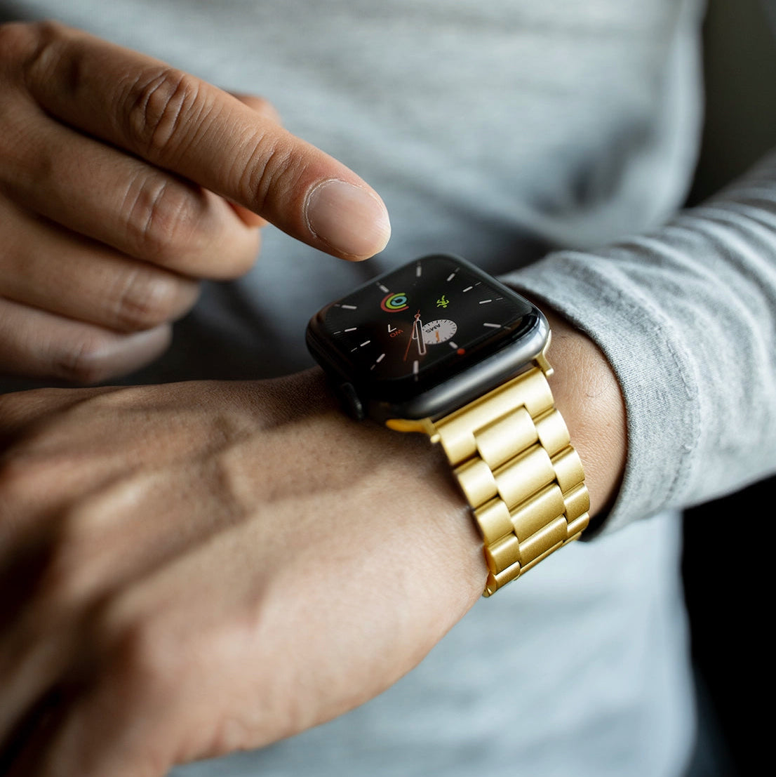 Apple Watch Titanium Strap (Gold)