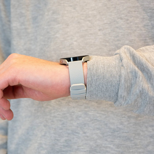 Bandz Coros Apex 42mm Silicone Strap 'Deluxe' (Grey)