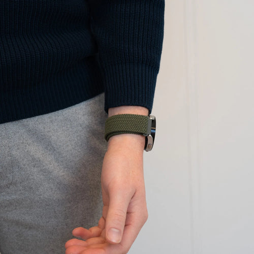 Bandz Polar Vantage M Woven Nylon Strap (Olive Green)