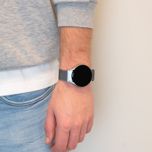 Bandz Samsung Galaxy Watch 4 40mm Milanese Loop Strap (Grey)