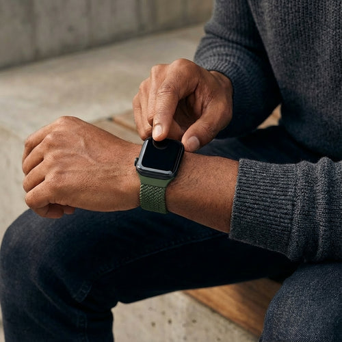 Redmi Watch 6 Woven Strap with D-Buckle (Green)
