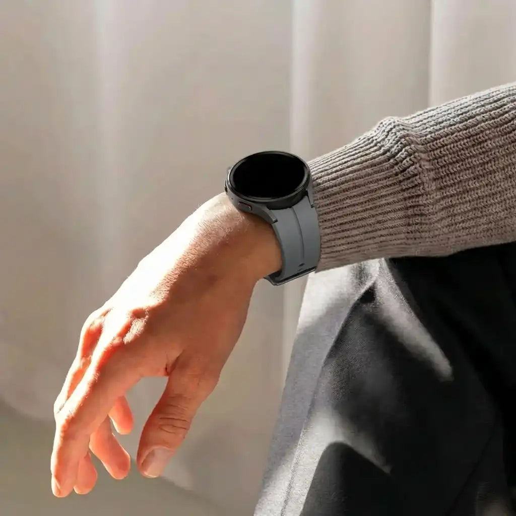 Bandz Samsung Galaxy Watch 6 Classic 47mm Silicone Strap 'Extreme' (Dark Gray)