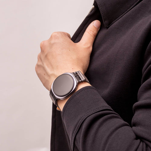 Samsung Galaxy Watch 9 - 44mm Premium Leather Strap (Grey)