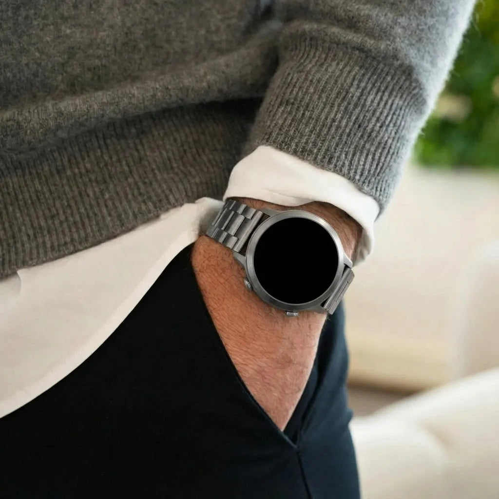 Samsung Galaxy Watch 3 45mm 'One Push' Titanium Strap (Graphite)