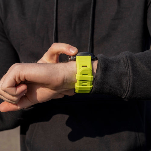 Garmin Quatix 3 / 6x / 7x Solar Silicone Strap (Light Green)