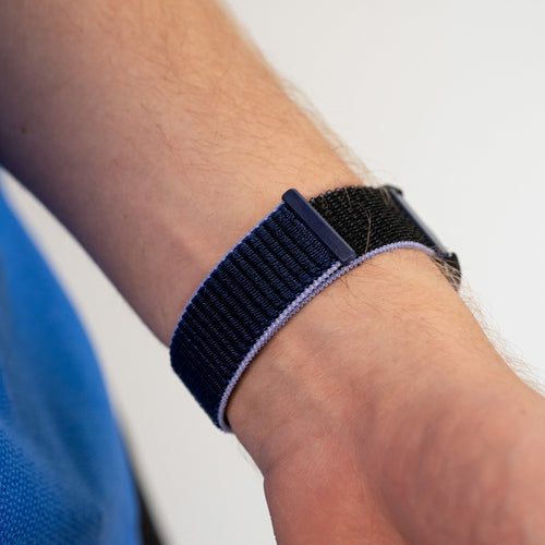 Garmin Forerunner 265 Nylon Strap (Blue/Black)