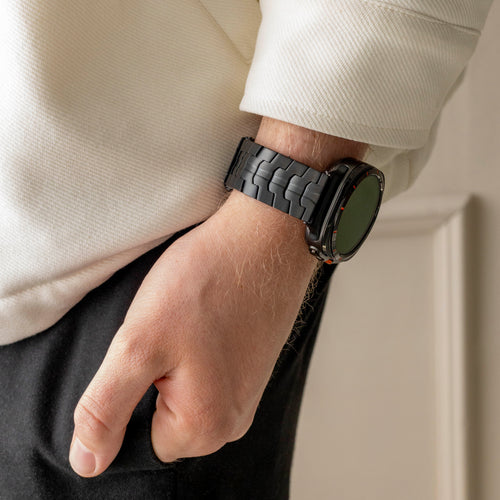 Bandz Samsung Galaxy Watch Ultra Titanium Strap 'Iron' (Black)