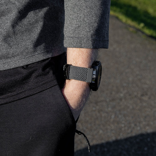 Garmin Vivoactive 4 Braided Strap with P-Buckle (Grey)
