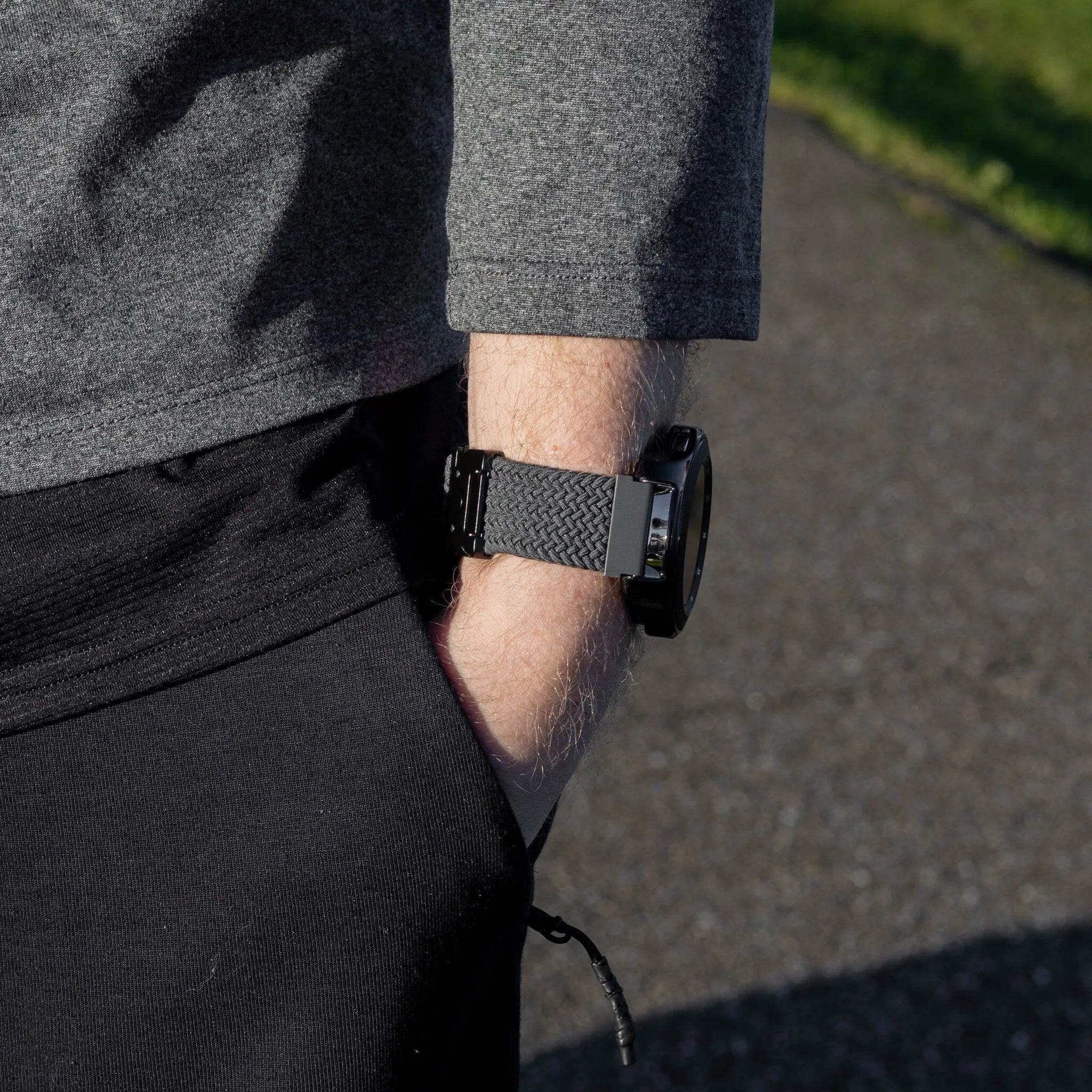Amazfit Cheetah (Pro) Braided Strap with P-Buckle (Gray)