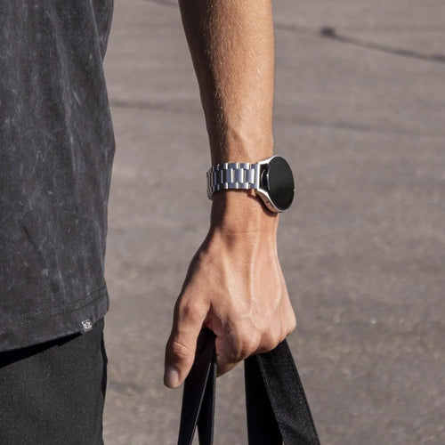 BALR Polar Unite Steel Link Strap (Silver)