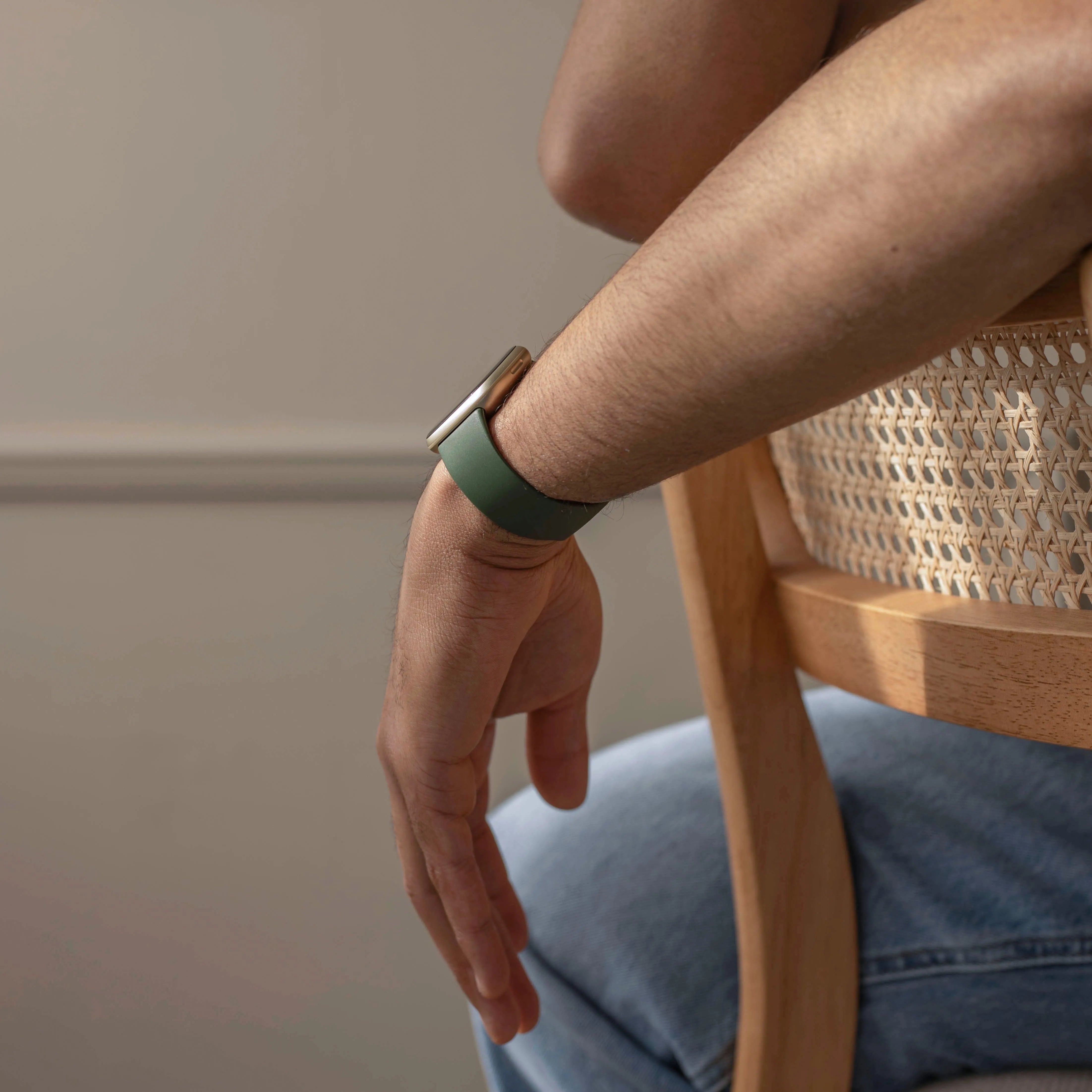 Fitbit Sense 2 Silicone Strap Classic (Dark Green)
