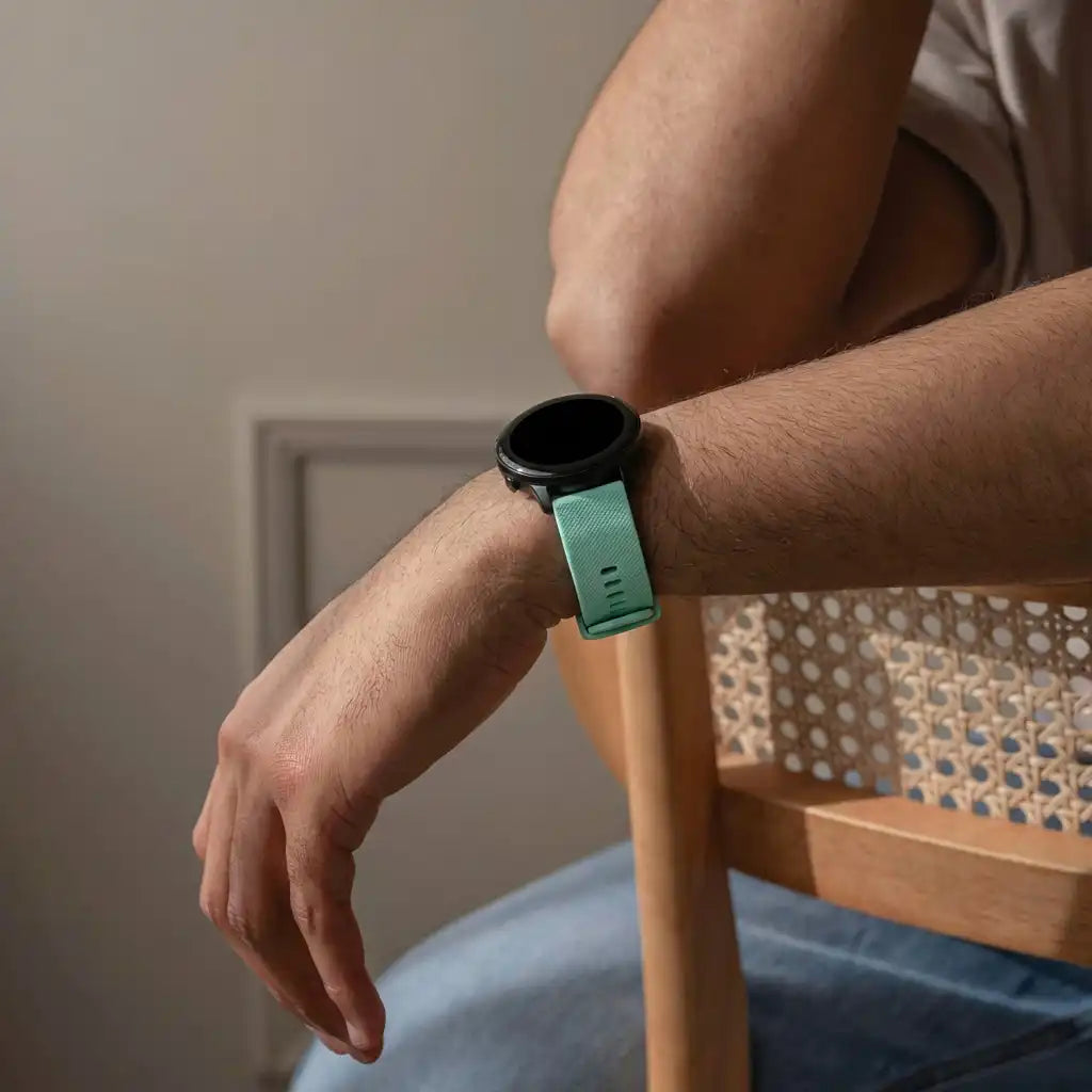 Amazfit GTS 3 Premium Silicone Strap (Aqua)