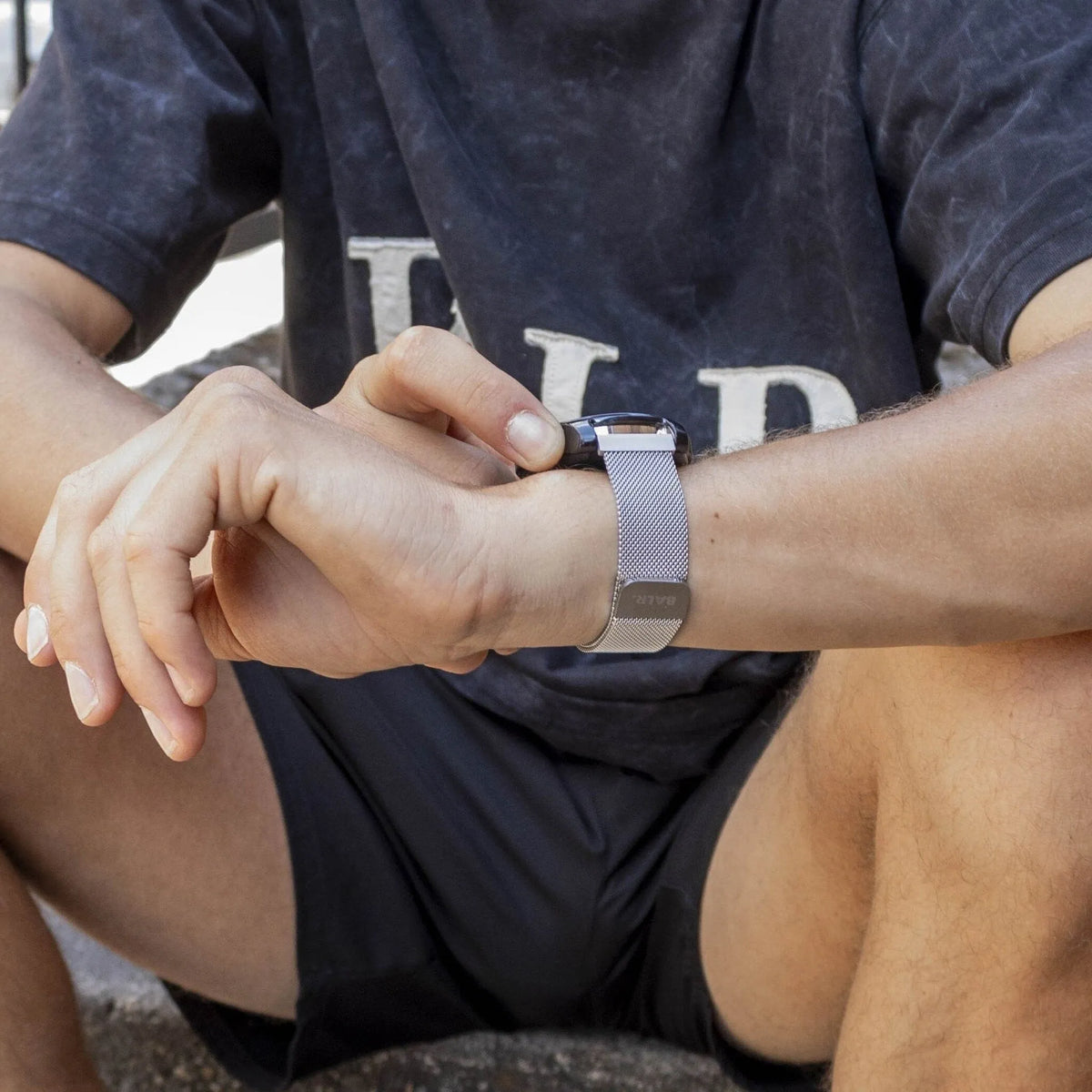 BALR Xiaomi Mi Watch Milanese Strap (Silver)