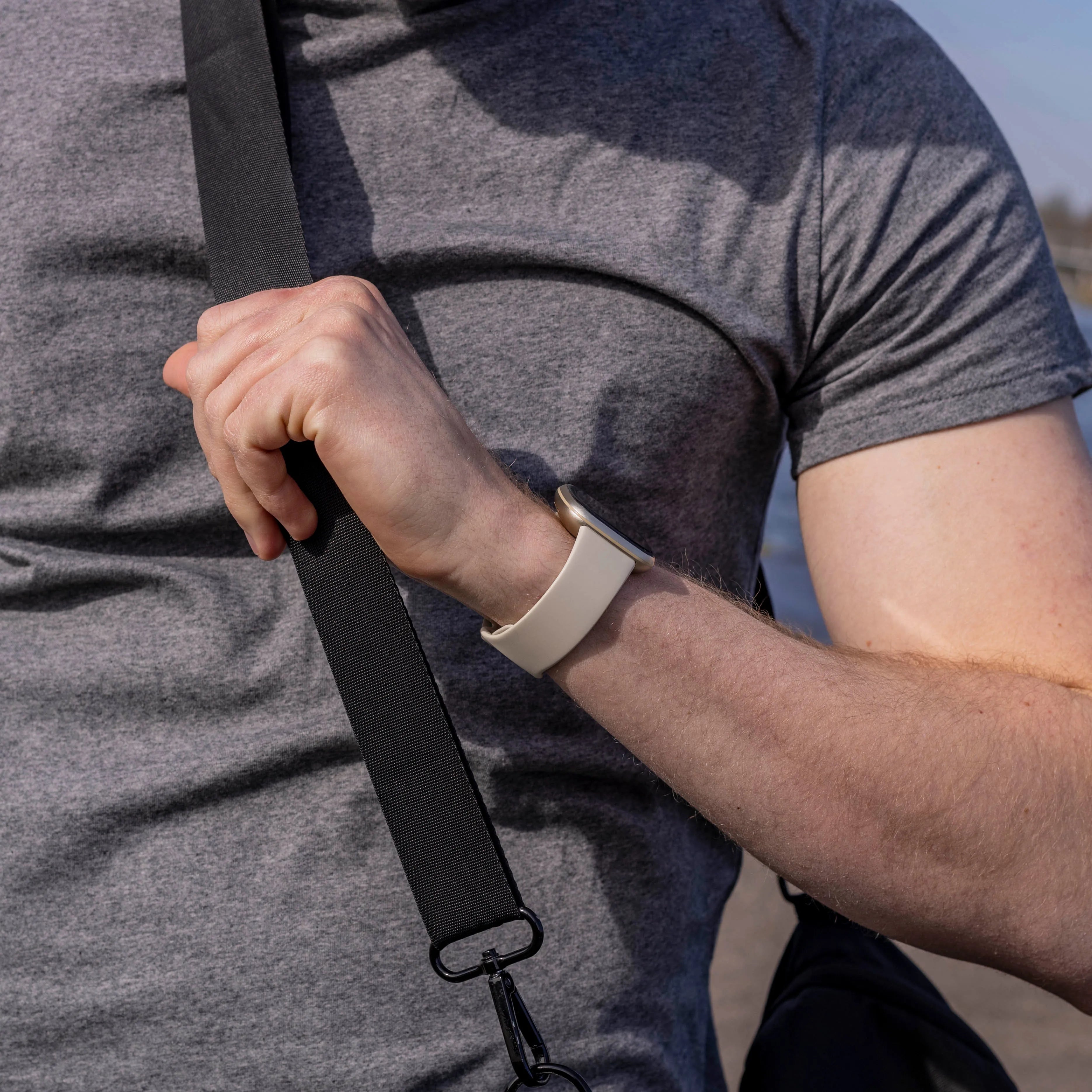 Fitbit Sense 2 Silicone Strap Classic (Off-White)