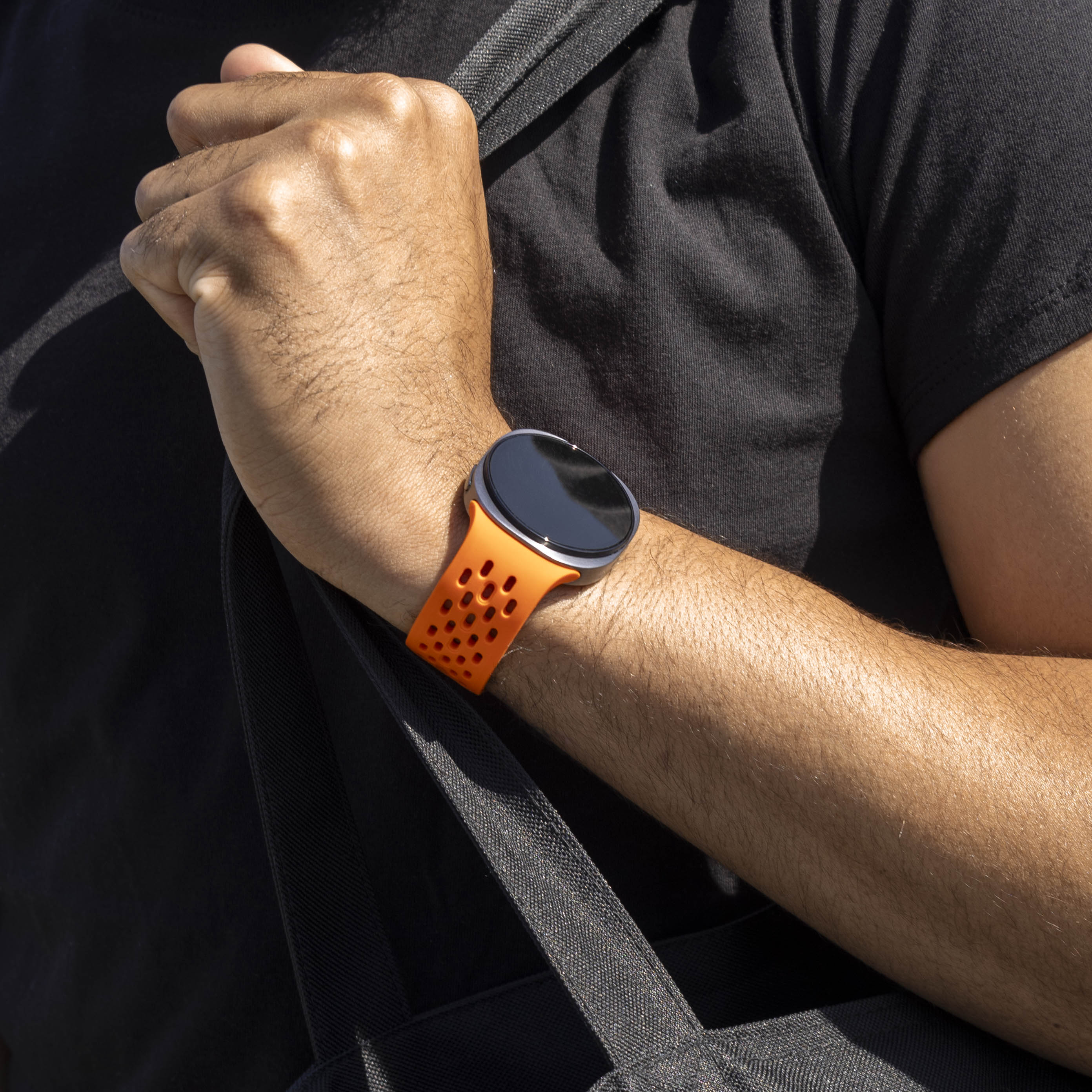 Samsung Galaxy Watch 9 - 44mm Silicone Air Strap (Orange)