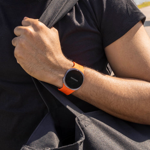 Samsung Galaxy Watch 8 Classic D-Buckle Silicone Strap (Orange)