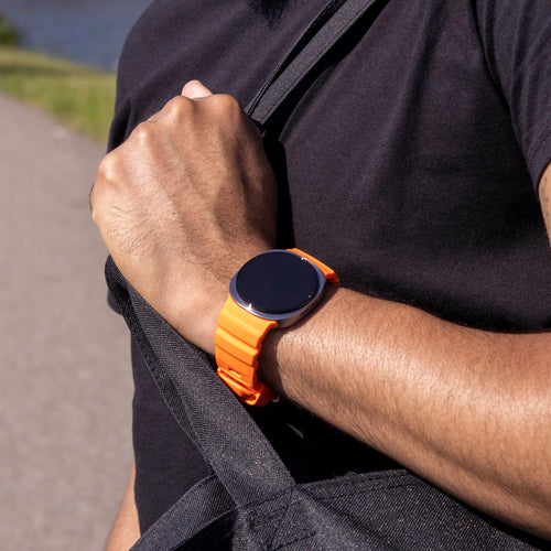 Samsung Galaxy Watch 8 Classic Extreme Silicone Strap (Orange)