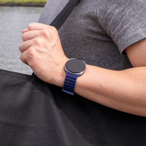 Samsung Galaxy Watch 8 - 44mm Ocean Strap (Dark Blue)