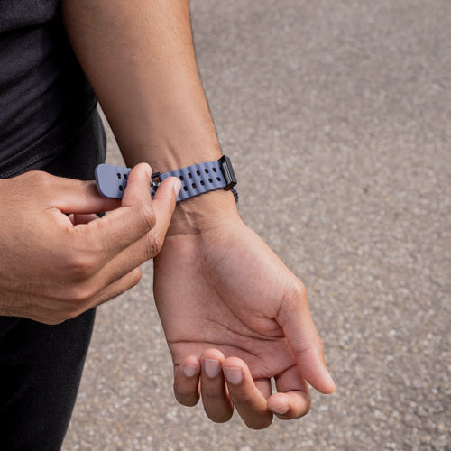 Samsung Galaxy Watch 9 - 44mm Ocean Strap (Grey-Blue)