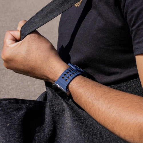 Samsung Galaxy Watch 9 - 44mm Ocean Strap (Dark Blue/Black)