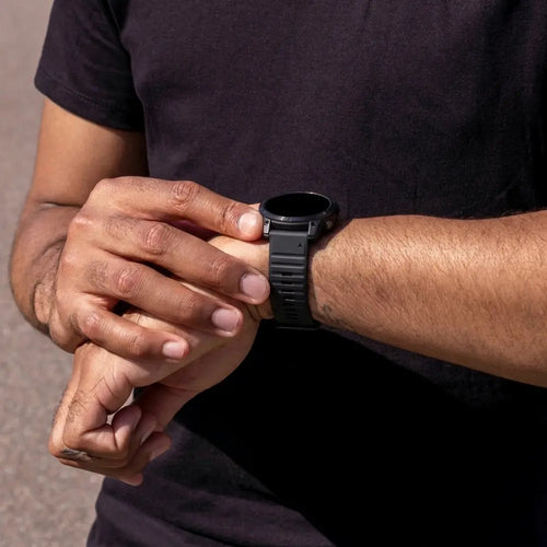 Garmin Fenix 5 / 6 Outdoor Silicone Strap (Black)