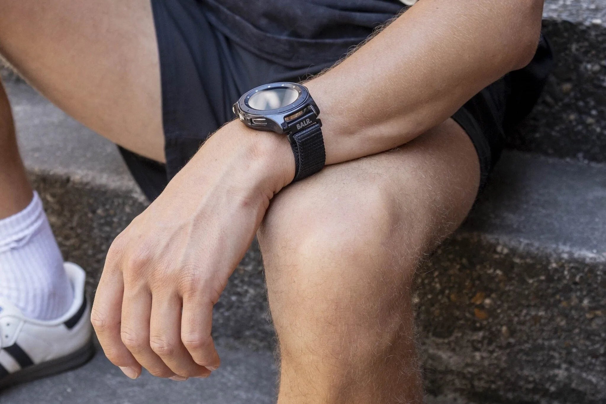 BALR Polar Grit X Nylon Strap (Black)