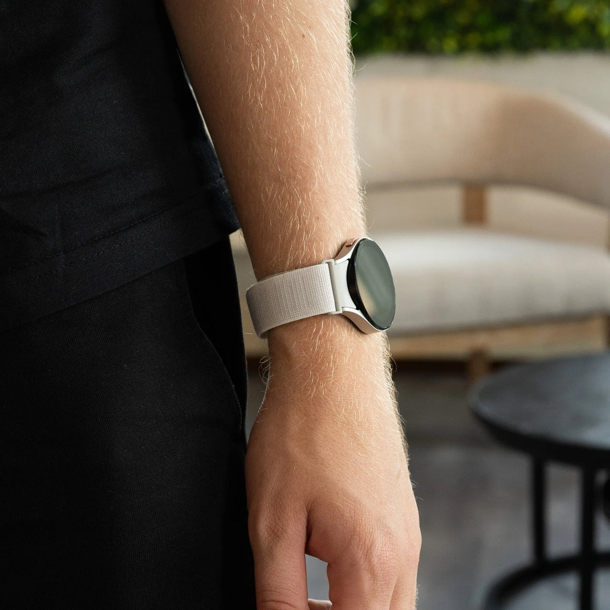 Alpine Nylon Strap, starlight, lifestyle photo