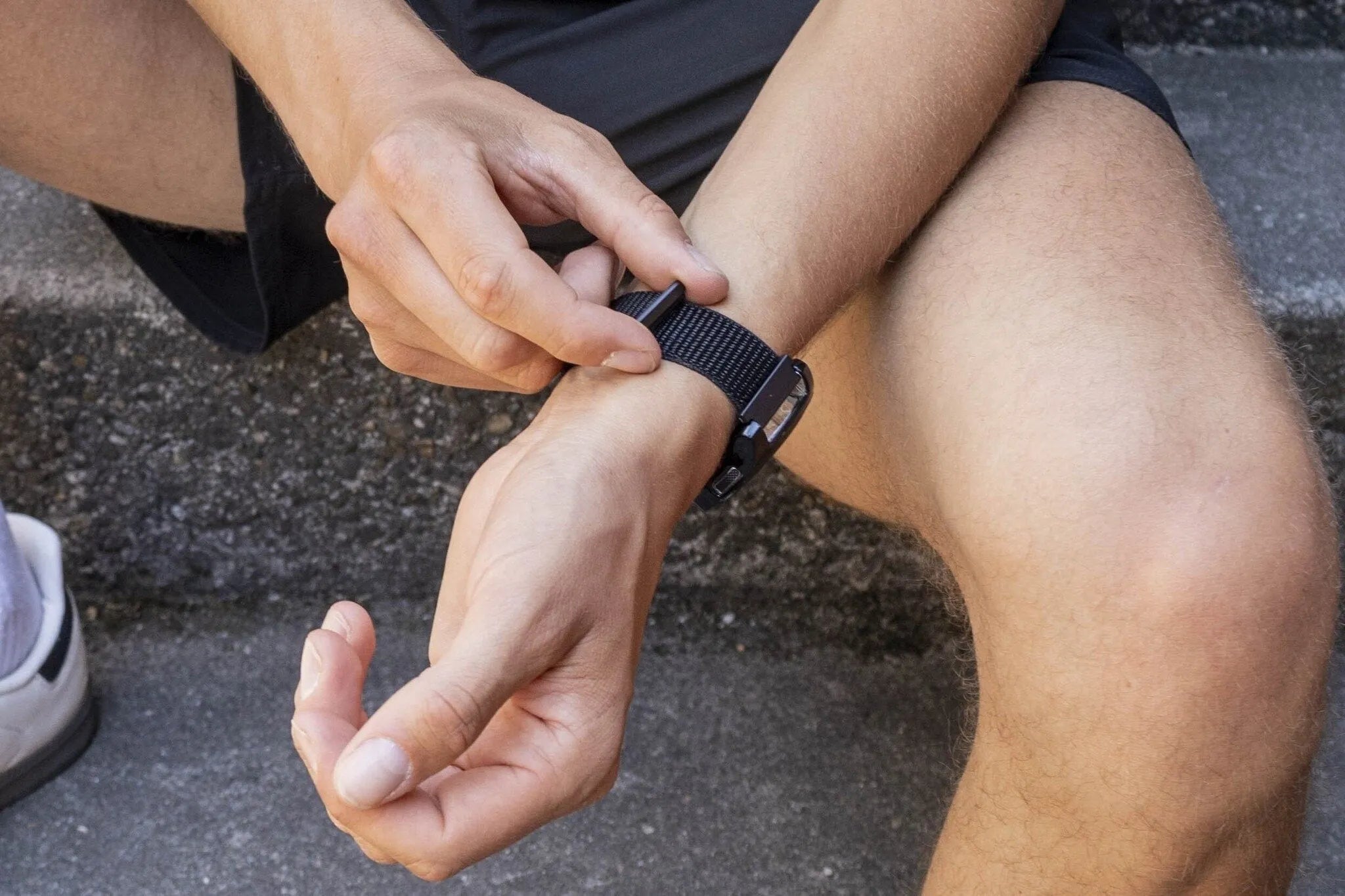 BALR Polar Grit X Nylon Strap (Black)
