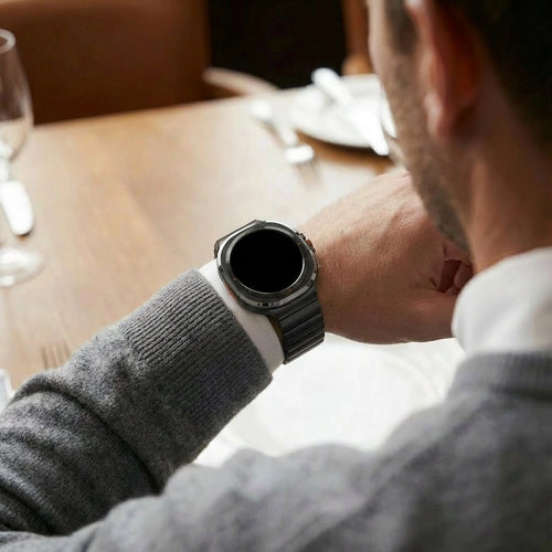 Samsung Galaxy Watch Ultra 2 One Bead' Titanium Strap (Black)