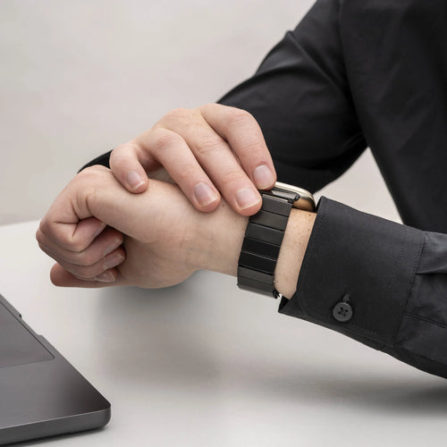 Fitbit Sense Metal Strap (Black)