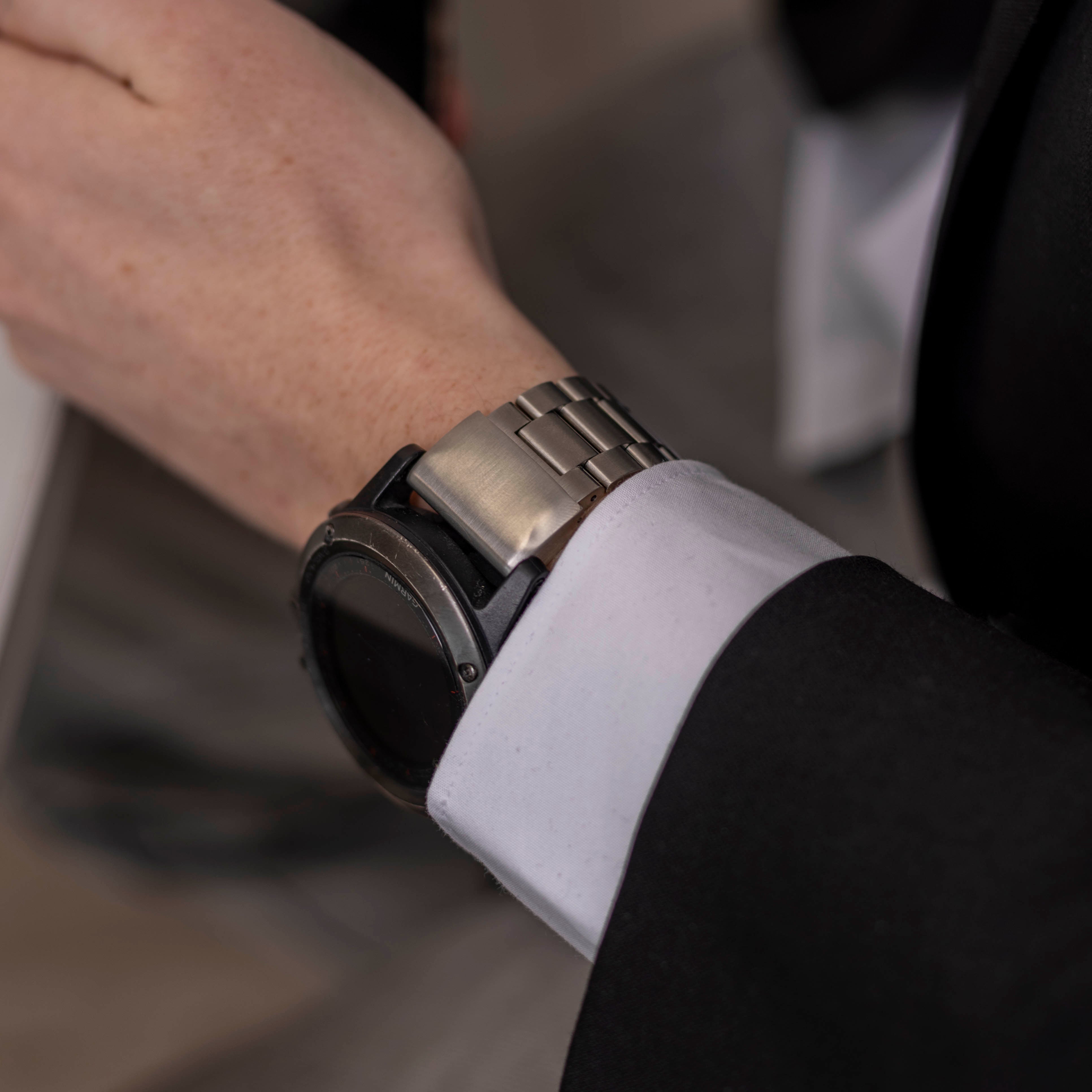 Garmin Enduro 1 / 2 / 3 Steel Strap (Silver)
