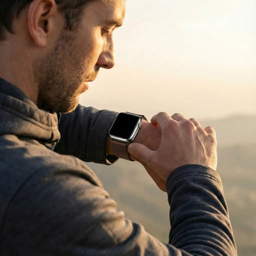 Apple Watch Canvas Strap (Brown)