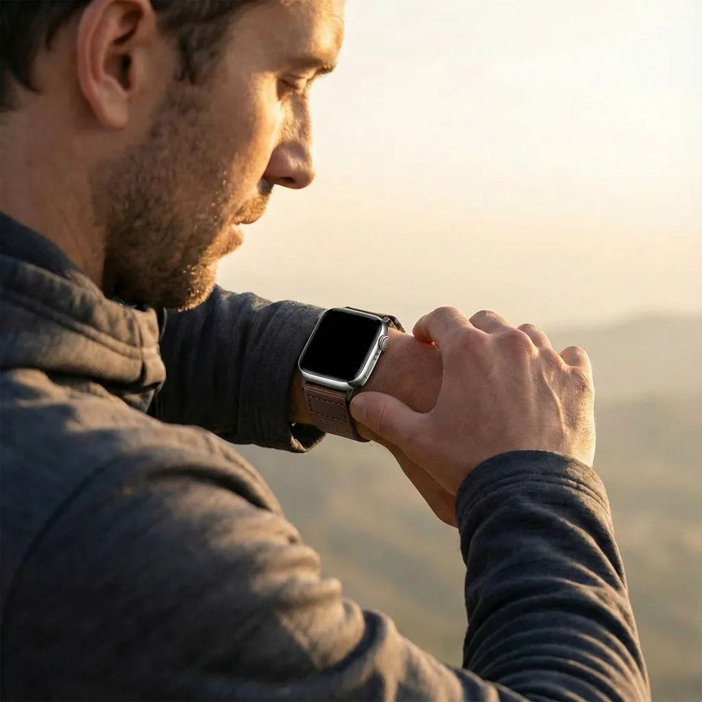 Apple Watch Canvas Strap (Brown)