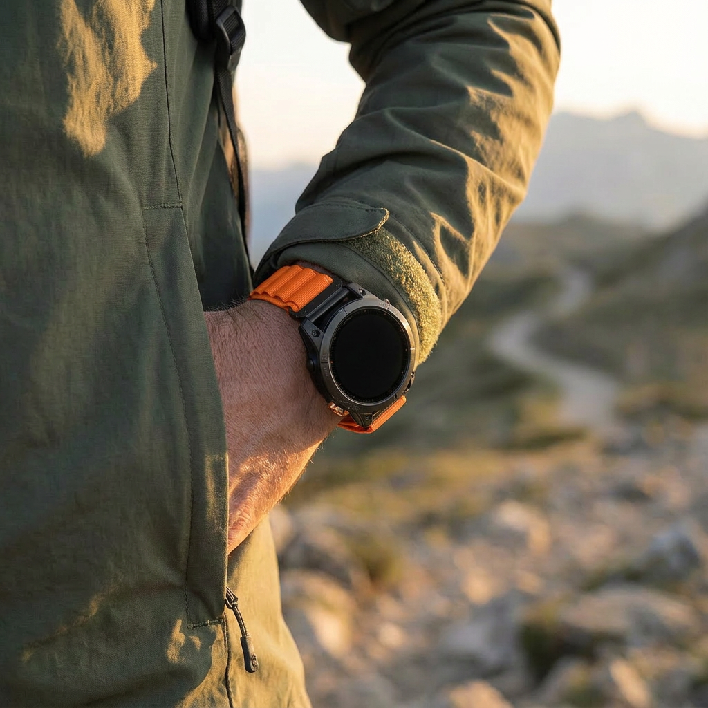 Garmin Forerunner 745 Alpine Strap (Orange)