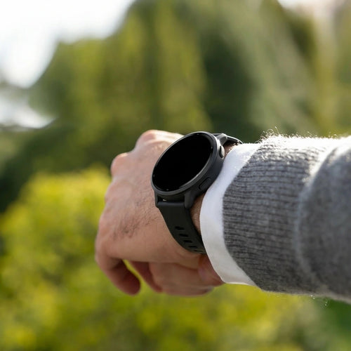 Coros Apex 42mm Classic Silicone Strap (Black)