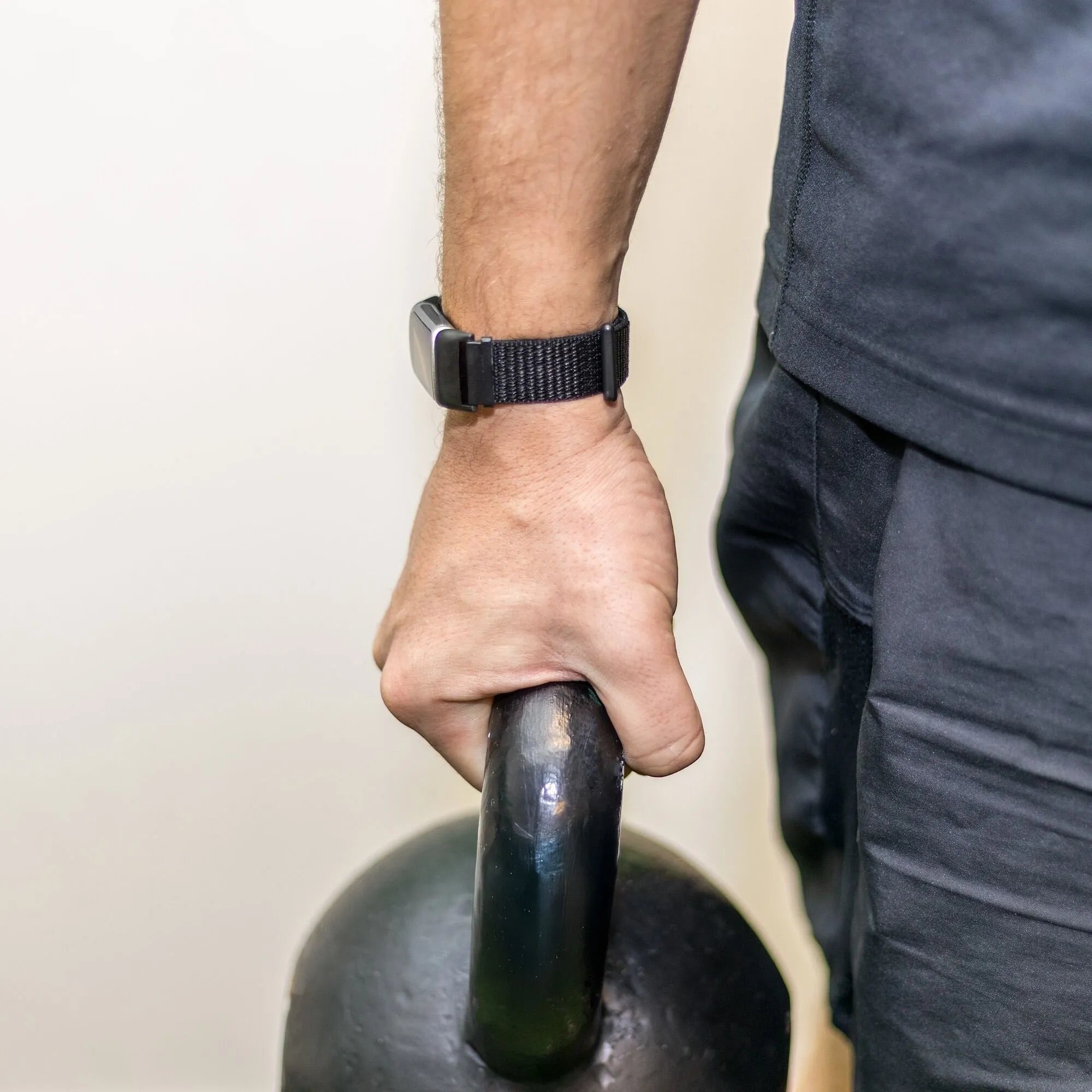 Fitbit Charge 6 Nylon Strap (Black)