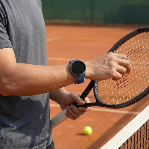 Nylon Loop Strap, blue mix, lifestyle photo
