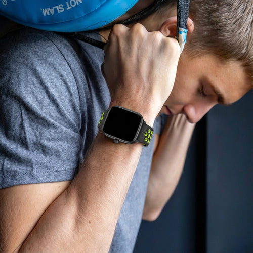 Redmi Watch 4 Sport Strap (Black/Lime)