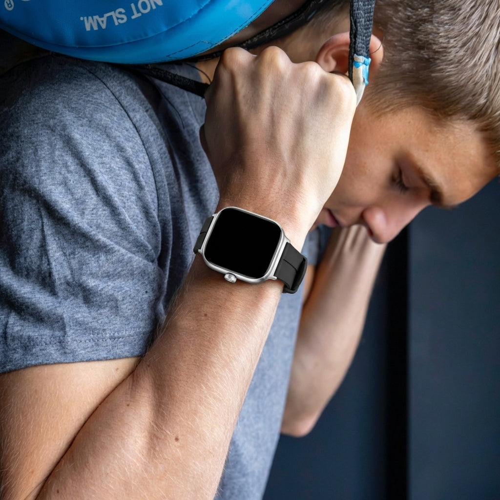 Redmi Watch 4  D-Buckle Silicone Strap (Black)